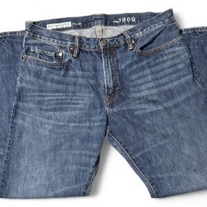 Gap 1969 Authentic Straight Leg Jeans 35x30 EUC